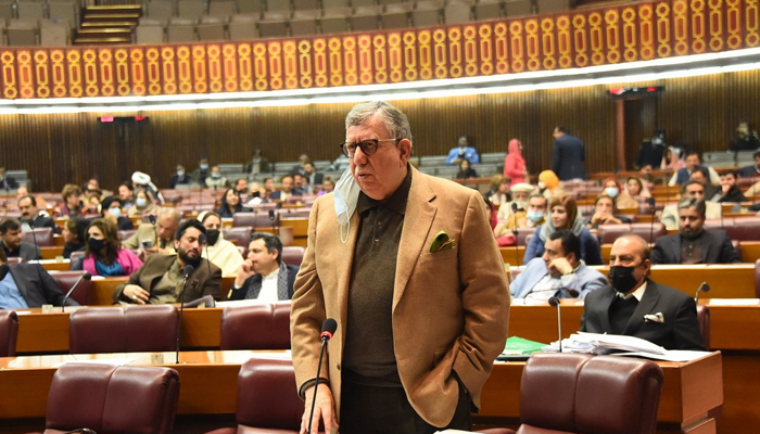 Shaukat Tareen Addressing in National Assembly